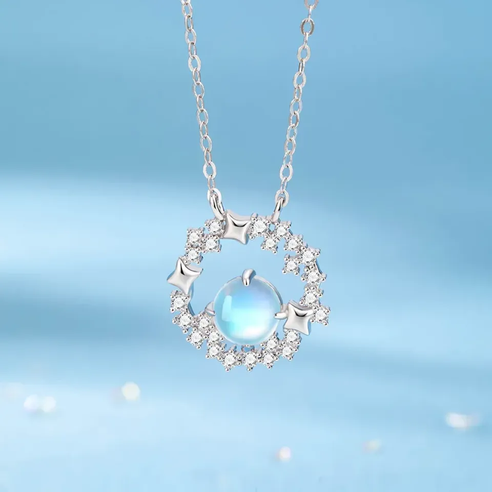 Moonstone Star Choker Necklace Sabb108f5e4904e5e9396a6ebfcdadf8ad 6509aba9
