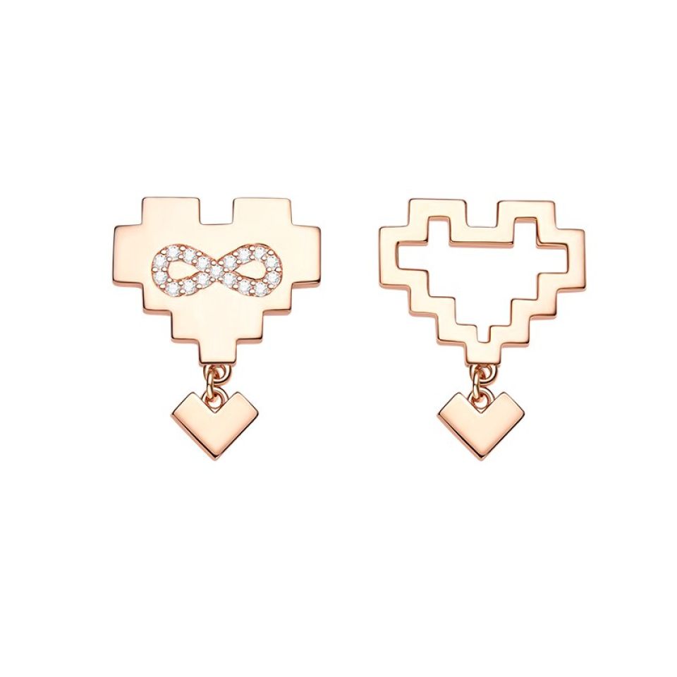 Infinity Symbol Ear Studs H7a20062cabe8468fae3018888e722a2f9 6989891b