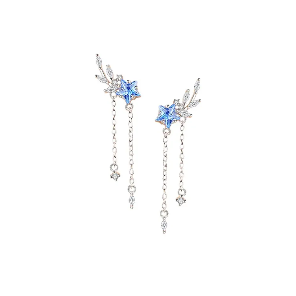 Starry Sky Blue Crystal Pendant Earrings Se4acab9ae777466a8078c1b13cc46a20T 6d6787fe