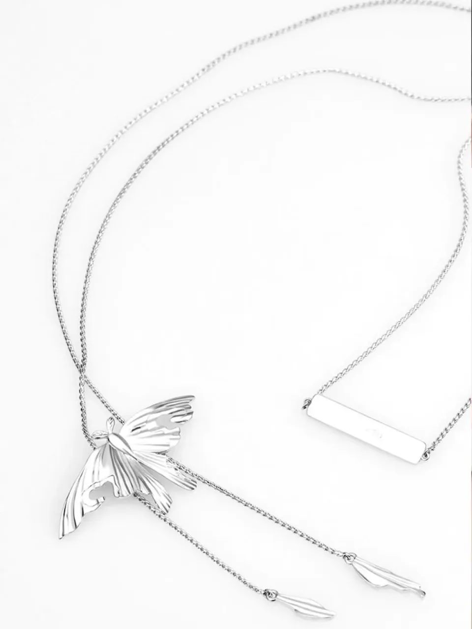 White Crystal Colar Moth Choker S917a33e054a4497281092c62dd979bd5v 71b82efb