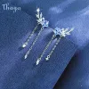 Starry Sky Blue Crystal Pendant Earrings S5f1a8a9dc8ca409aa64e80eef913b50dB 74f5fa1a