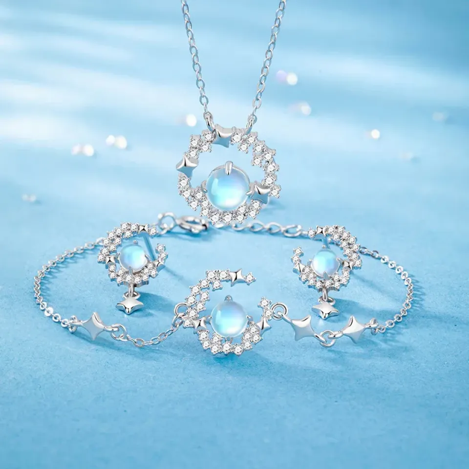 Moonstone Star Choker Necklace S4d24787d5f2542e08d653d407c6550a9u 759a26f0