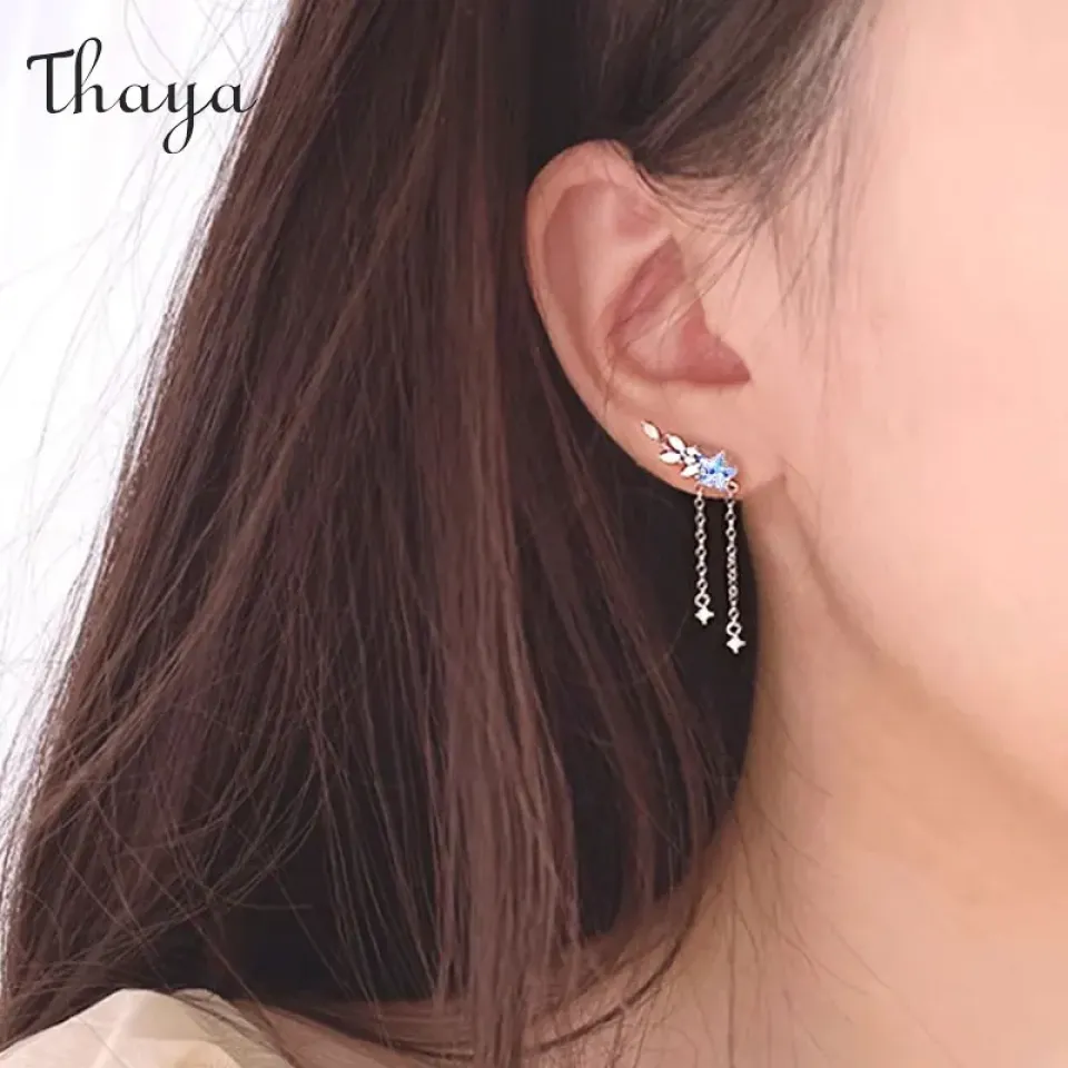 Starry Sky Blue Crystal Pendant Earrings S5c868894feb4462cb03f3794bcc809ddV 758d1670