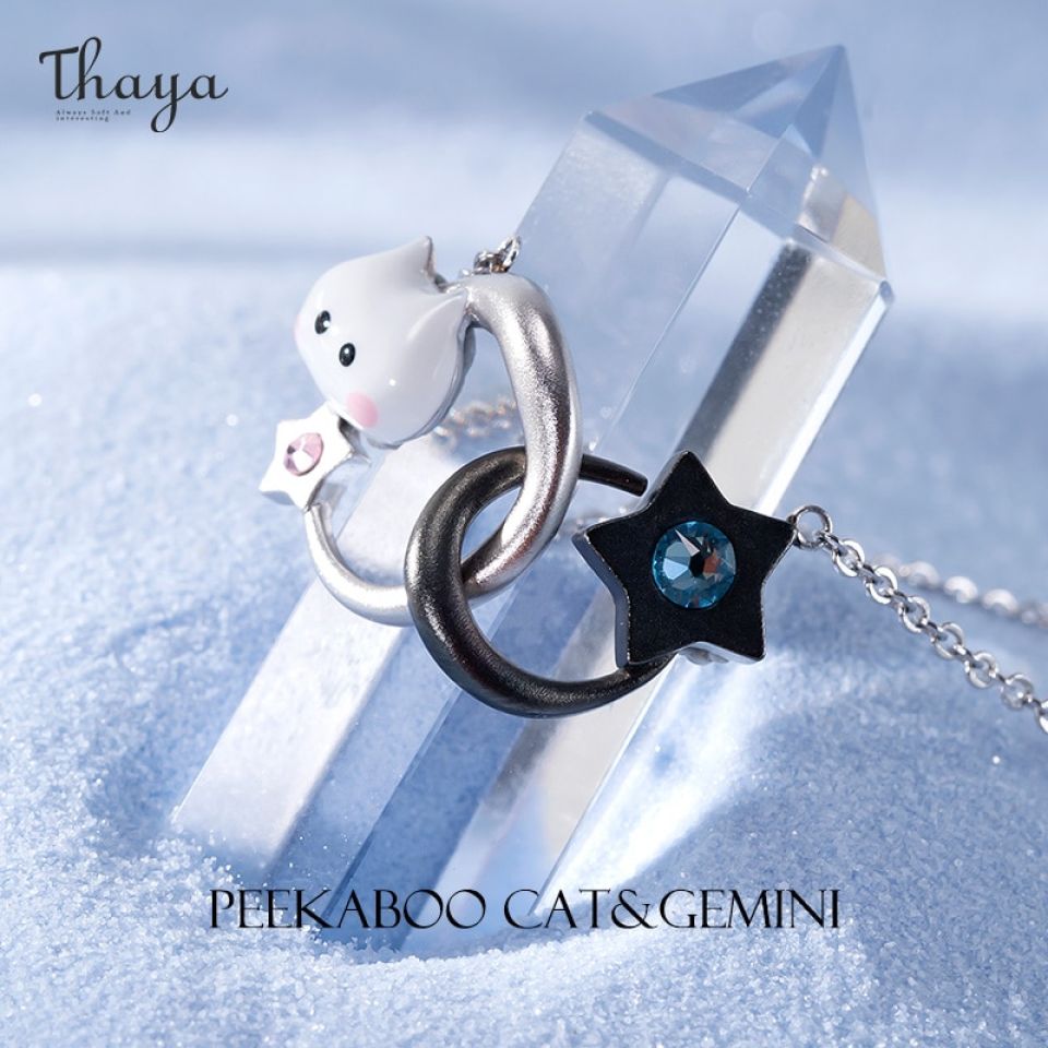 Gemini Peekaboo Cat Constellation Necklace Ha1ca2e32a4c242ed9333ab6a6f7676d9Y 79b1b169