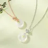Sterling Silver Chalcedony Pendant Necklace S4b4ffcc2b1474b878a6cacf5fae420ebG 1 7e8b7396