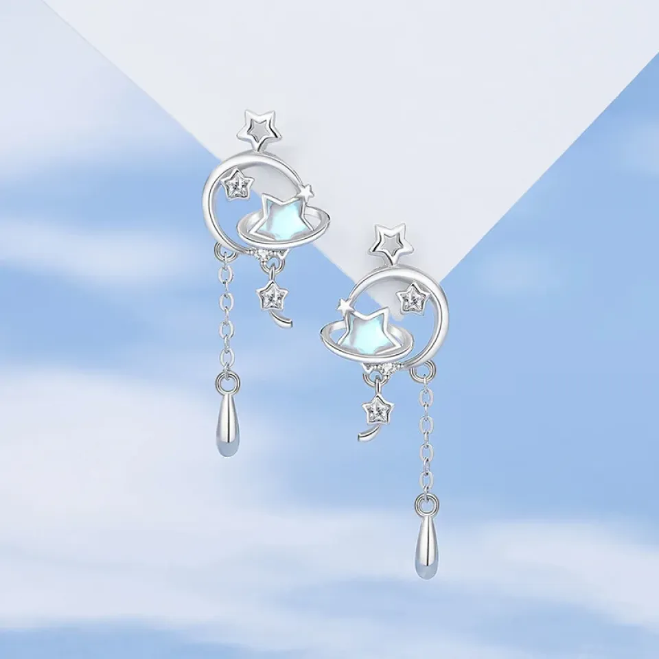 Silver Stars Crystal Earrings Saf9c7ad8a544439dbdad0ee29d50b771W 1 7e9948ab