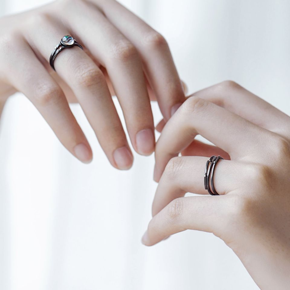 Milky Way Astronomical Ring Thaya Stars Milky Galaxy Astronomy Ring Magical Gemstone 925 Sterling Silver Party Handmade Bands Jewellery for 1 81fece70