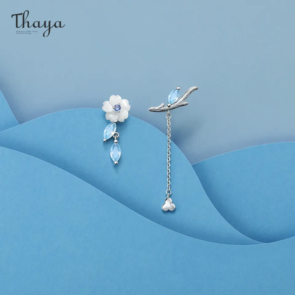 Chain Jasmine Stud Platinum Earrings H606b26bb71dc4ef19dd4a9956b30a0e8O 8272804e