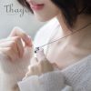 Diamond Heart Necklace Thaya Diamond Heart Pendant Necklace s925 silver Black Chain Protect cubic zircon simple Dainty Jewelry for 2 82c80ea3