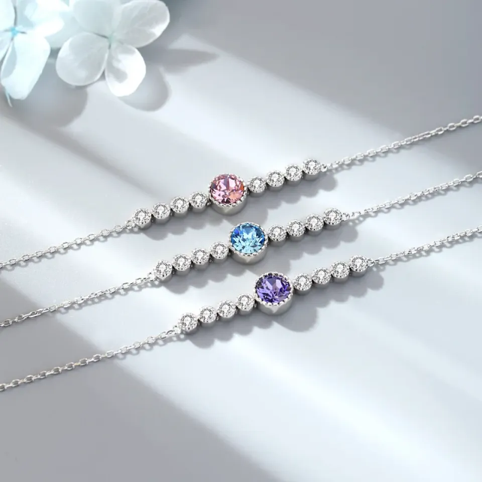 Crystal Sterling Silver Bracelet S966de1ee89eb45379ea58dc0da0fbfddz 87bf3ef1