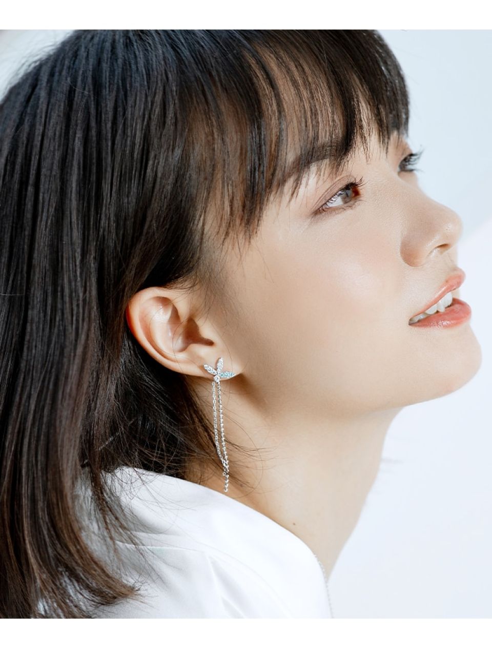 Lotus Chain Earrings H4963d8861da34869bc50146276ae0fb9D 882d4b04