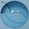 Chain Jasmine Stud Platinum Earrings H55b95ca95e8447b5aaa900bd83b0915dg 8ab9980f