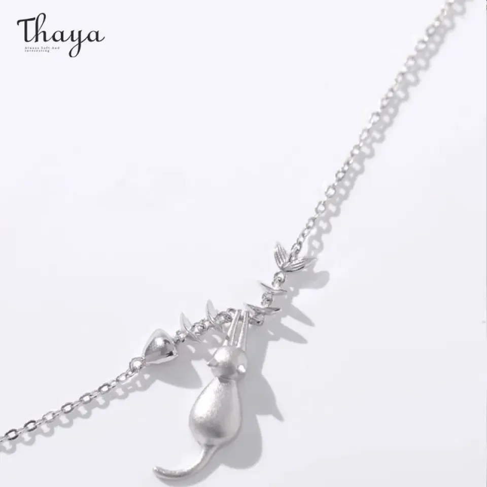 S925 Silver Cat Necklace 1 S925 Silver Cat Necklace S069fcaaaf06a4aa88c2ce58f3a078503M 2 8ae871a4