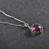 Dragon's Breath Necklace 7 Dragon's Breath Necklace MosDream Dragon s Breath Pendant Necklace Fire Opal Round Cabochon 13mm Vintage Elegant Gift for Women 20 8b7e4364