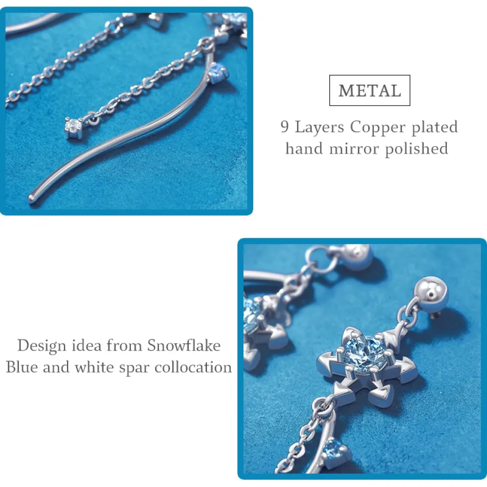 Nature Themed Chain Studs Earrings H9b825c99b7264490b7b2fd74a6e61bf4C 8ea7c18e