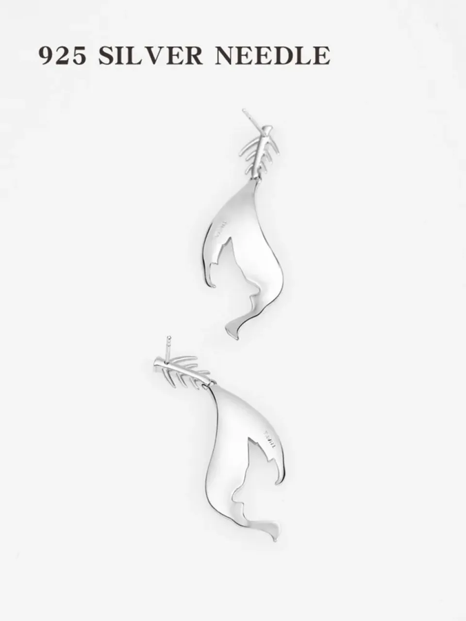 S925 Sterling Silver Fish Bone Earrings S729503f1afe842be8ef833b554650374i 8e5e3522