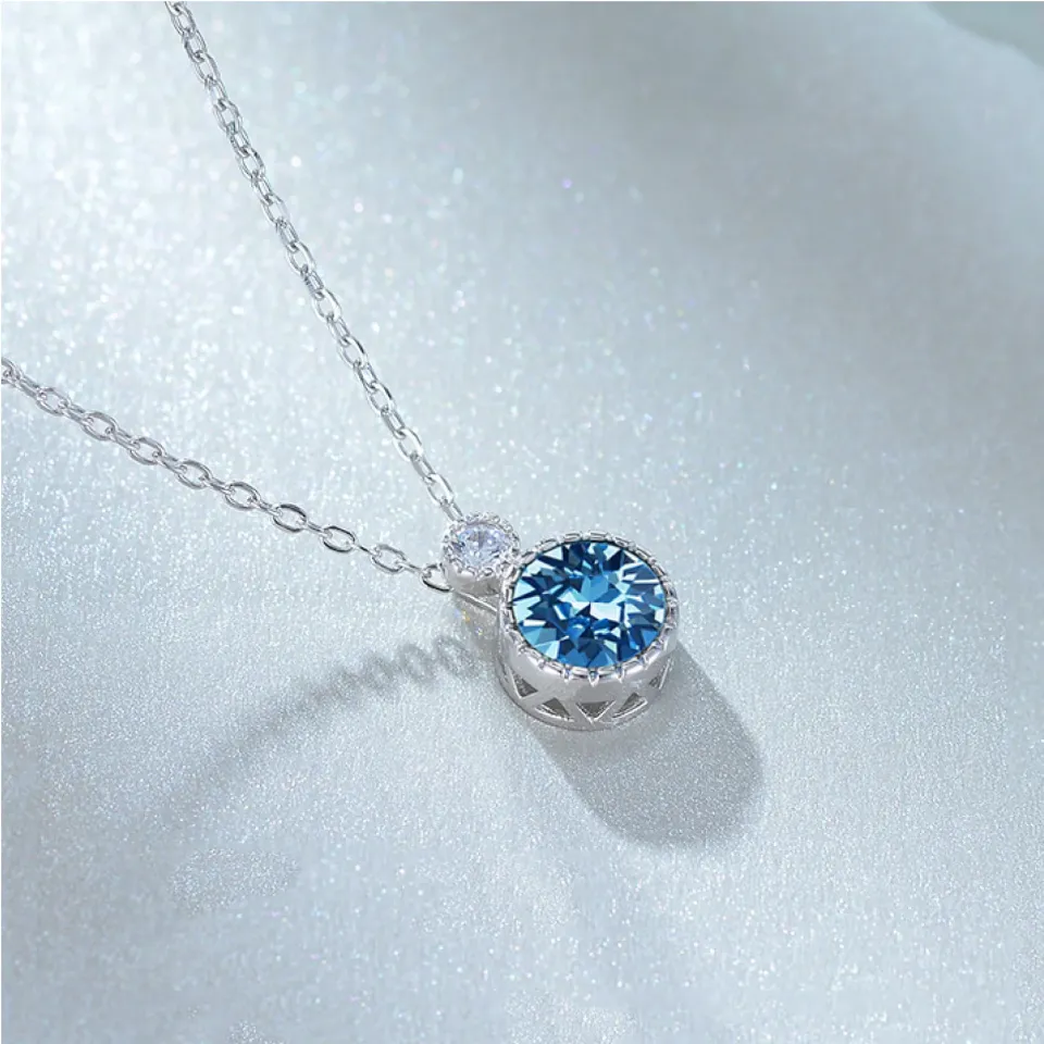Crystal Sterling Silver Pendant Necklace Saeca8b63d17746b0b45ec2e6ca4c4e05y 8e15941e