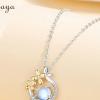 Romantic Moonstone Silver Necklace 35a4f26d d5e5 438b bdbc 89610b65661b221860 968ac31f