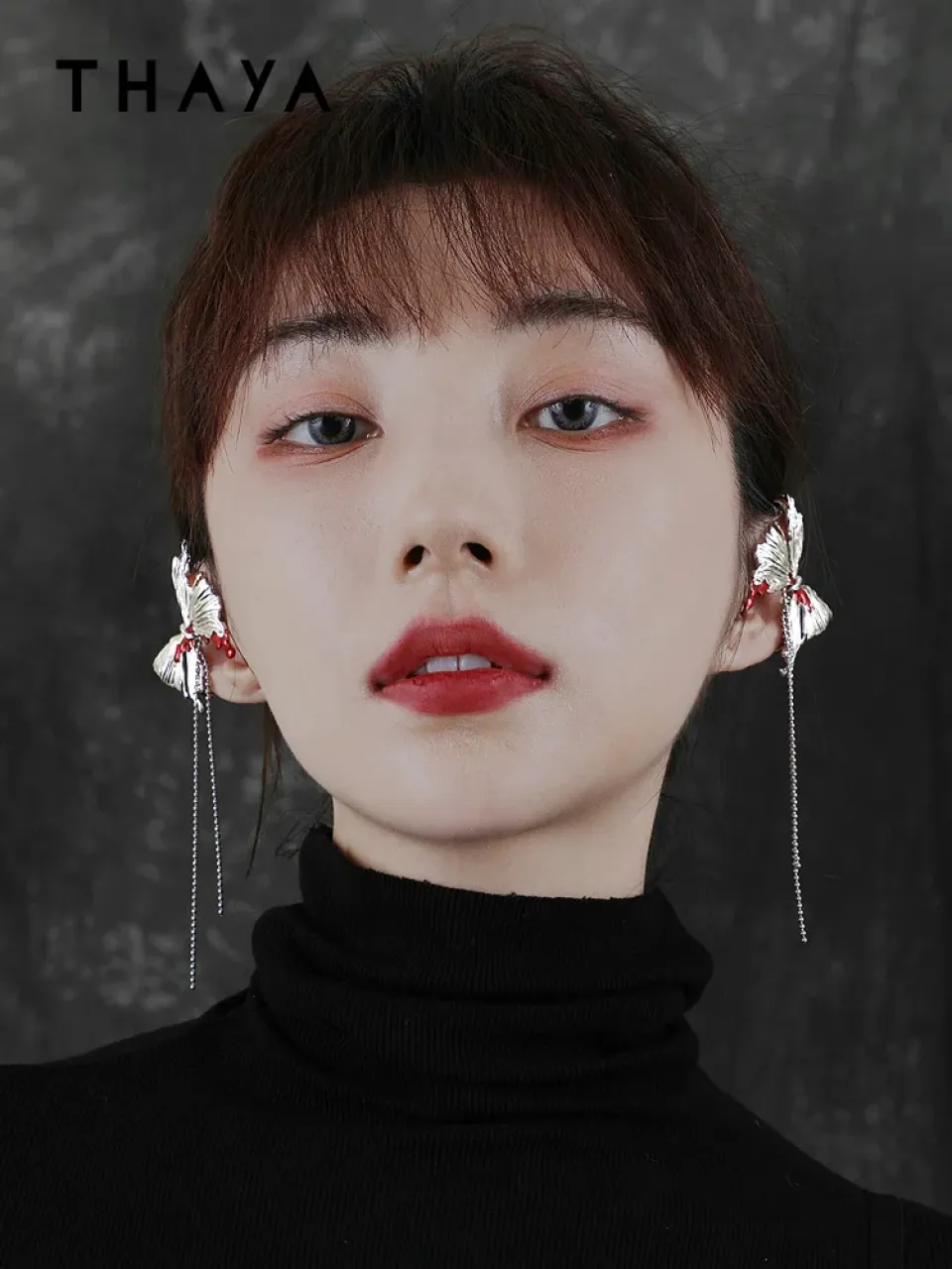 Butterfly Shape Chain Drop Stud Earrings 6 Butterfly Shape Chain Drop Stud Earrings Sab235e71b3af453e9563449c47b337f8Q 9ffc0fc6