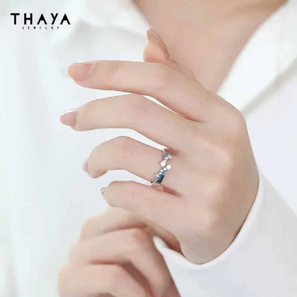 Real S925 Sterling Silver Couple Ring 4 Real S925 Sterling Silver Couple Ring S3761ce16bc2d49d990081fa606690e224 a19b5314