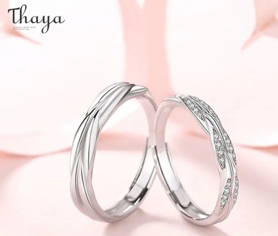 Classic Silver Ring for Couples 111849af aac6 4ab4 a537 9945d029637b161003 a4836291