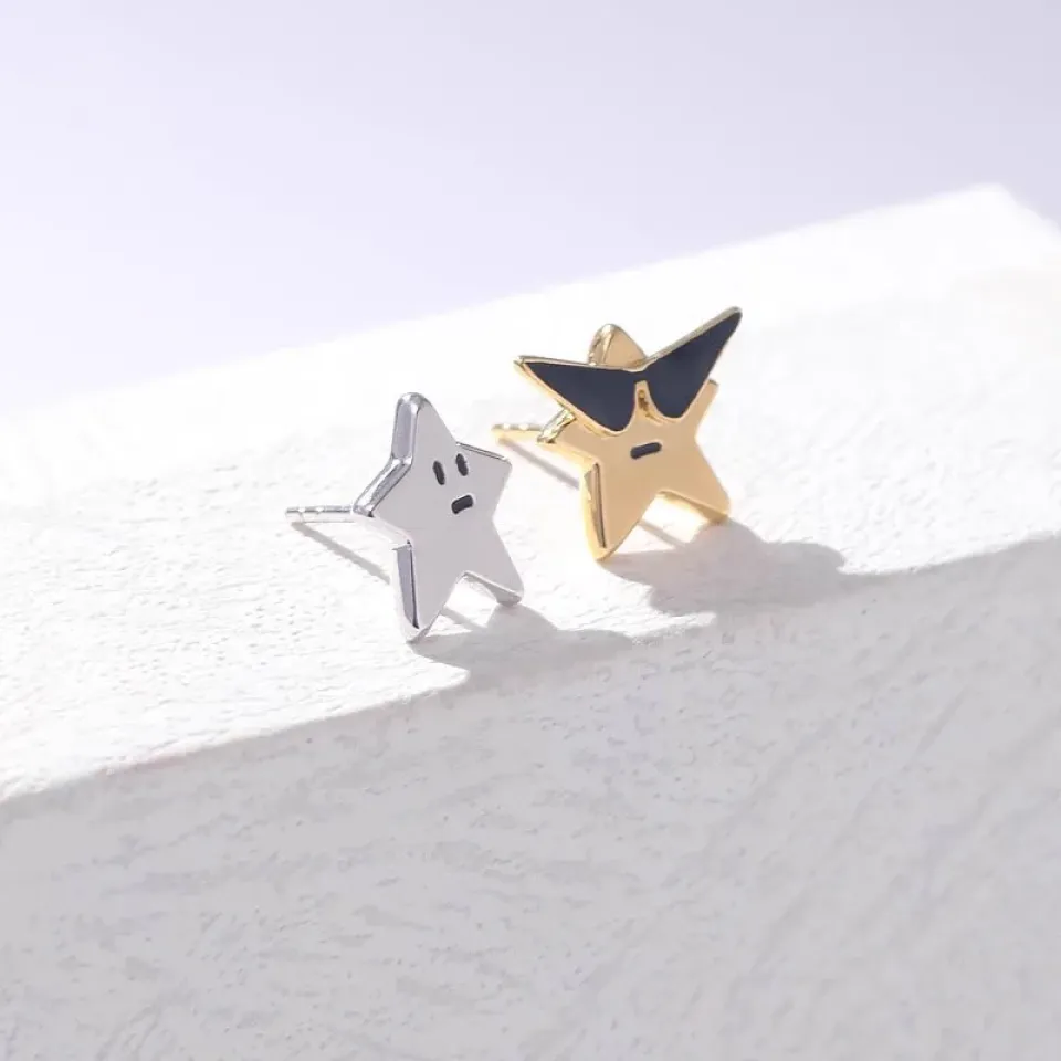 Star Duo Stud Earrings S4a2d9e2db2db46a19ab37842bc0e313fr a60a8d49