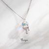 Rainbow Bubble Necklace Thaya Rainbow Bubble Necklace 925 Silver bohemia choker Necklace for Women Original Design Jewelry 2 a89187ba