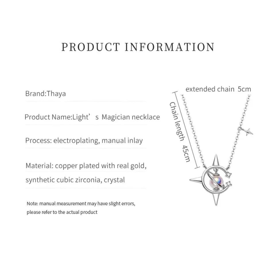 Star Crystal Pendant Necklace S35abbfbda4804f719dab5046fa208db7y ab533aa8