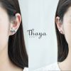 Thorn Rose Earrings 9 Thorn Rose Earrings Thaya s925 Silver Thorn Blue Crystal Rose Design Black Stud Earrings for Women Asymmetry Flower Earring 4 b179affc