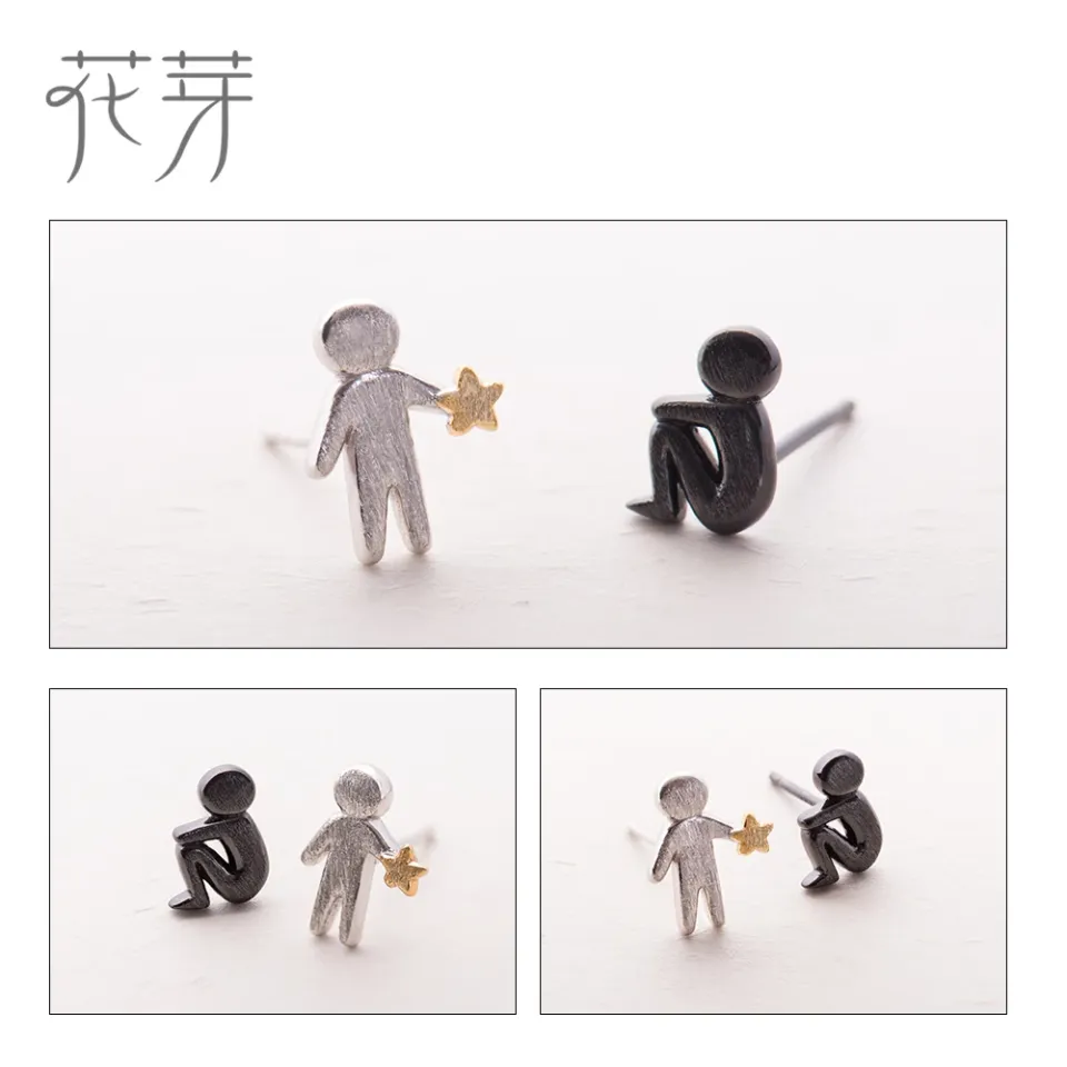 Picking Gold Stars Silver Figure Earring HTB1gFs7E21TBuNjy0Fjq6yjyXXa3 b2190e42