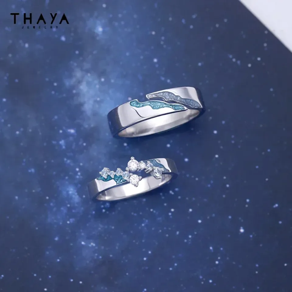 Real S925 Sterling Silver Couple Ring 1 Real S925 Sterling Silver Couple Ring S59aa86db8208407f8ddf4143502a1734U b4e44f82