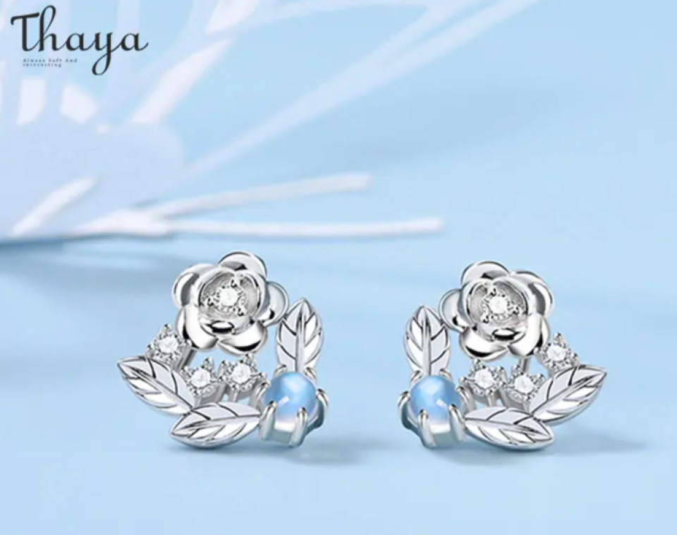 Luxury Moonstone Stud Earrings aceb2224 35aa 4a8f 9db1 d60035ff2cb6876552 bc16f9ee