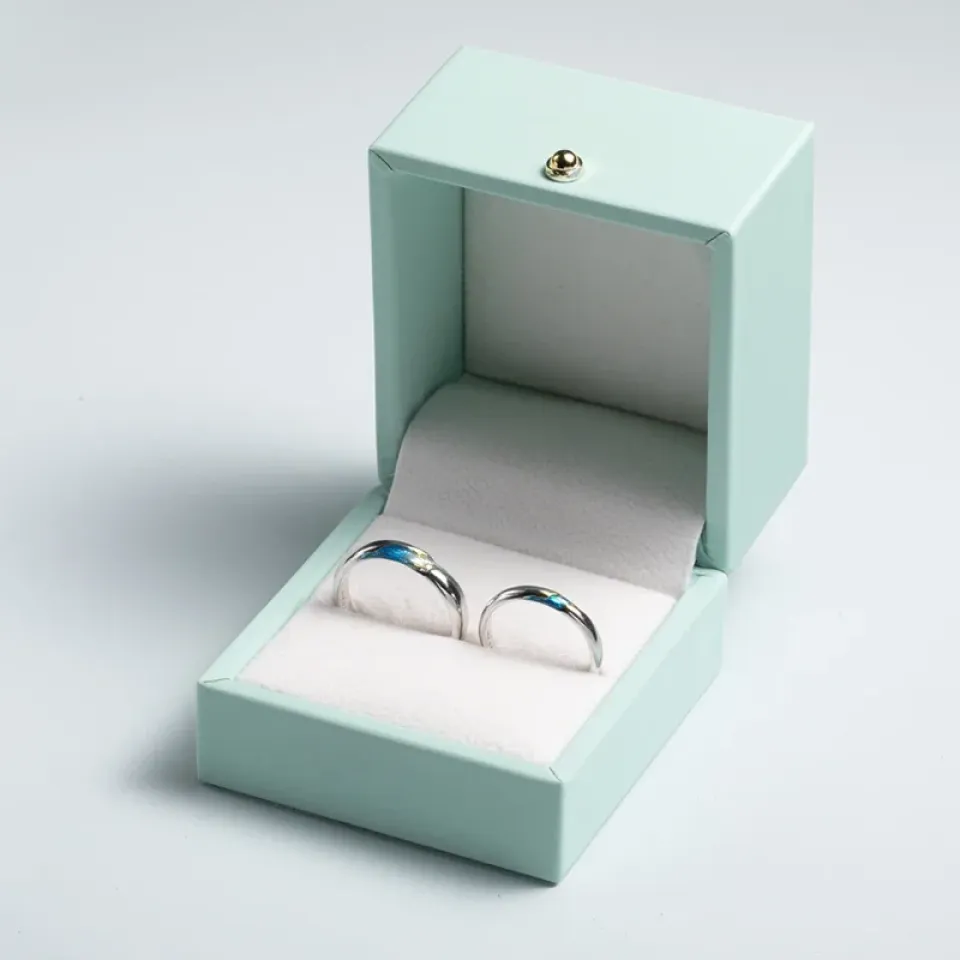 Romantic Blue Gradient Couple Rings 3 Romantic Blue Gradient Couple Rings S7076a321103a49679a757b3a4f25bc6cQ bded62cd