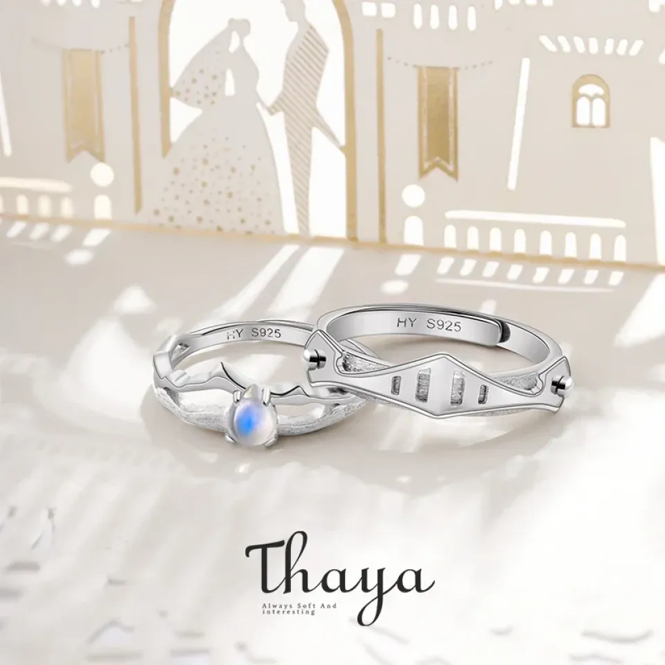 Princess and Knight Couple Rings S39e2651c973f4c6f886c4e5c39267492N c1ebca7c