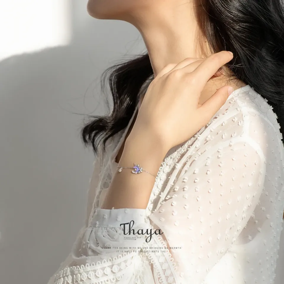 Silver Unicorn Thin Chain Crystal Bracelet 3 Silver Unicorn Thin Chain Crystal Bracelet H3251c1f704094089be59a07a4b5cd66aX c3118ca3