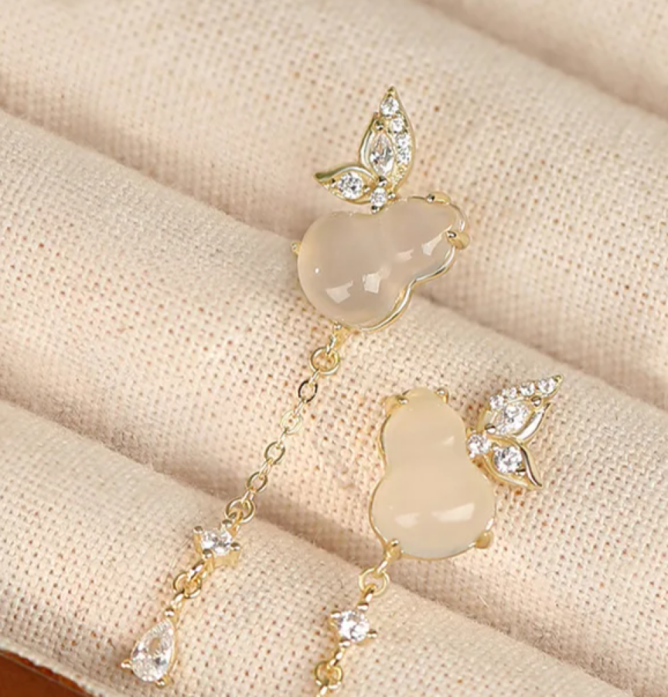 14K Gold Plated Romantic Chalcedony Earrings e6e3066c 5b38 42aa 900e dd30acb760cb535464 c43b5db4