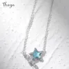 S925 Silver Star Necklace 6 S925 Silver Star Necklace S8e068a1ed7214c9f9963cc9e1f2a6795S c6ea8f38