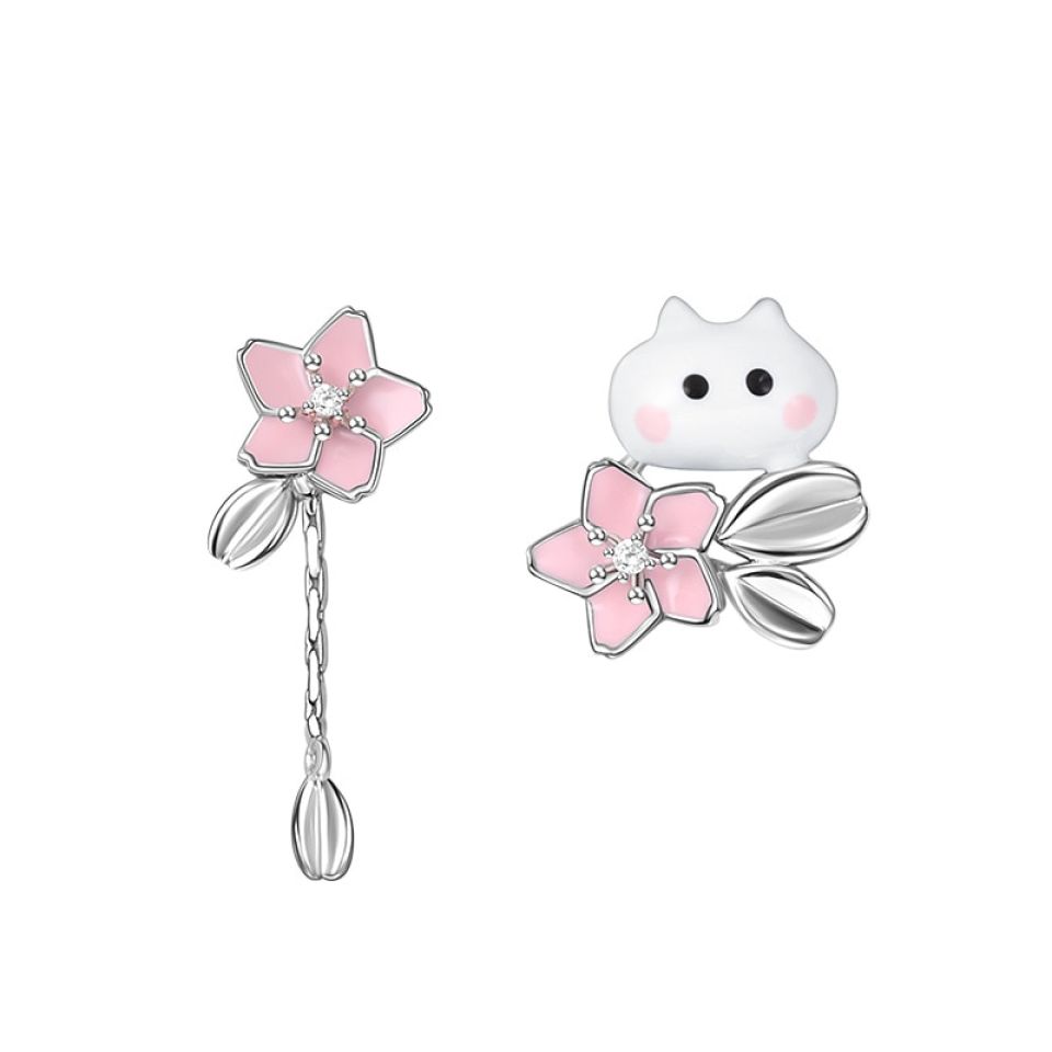 Peekaboo Cat Stud Earrings H6668c28f30fe4586a1be8149cc702263U c9e0ba97