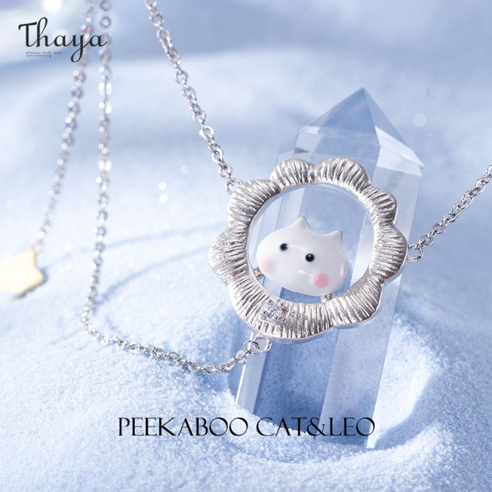 Peekaboo Cat Constellation Leo Necklace Hc285246b074d4754adfc011403659ff3N cbefed22