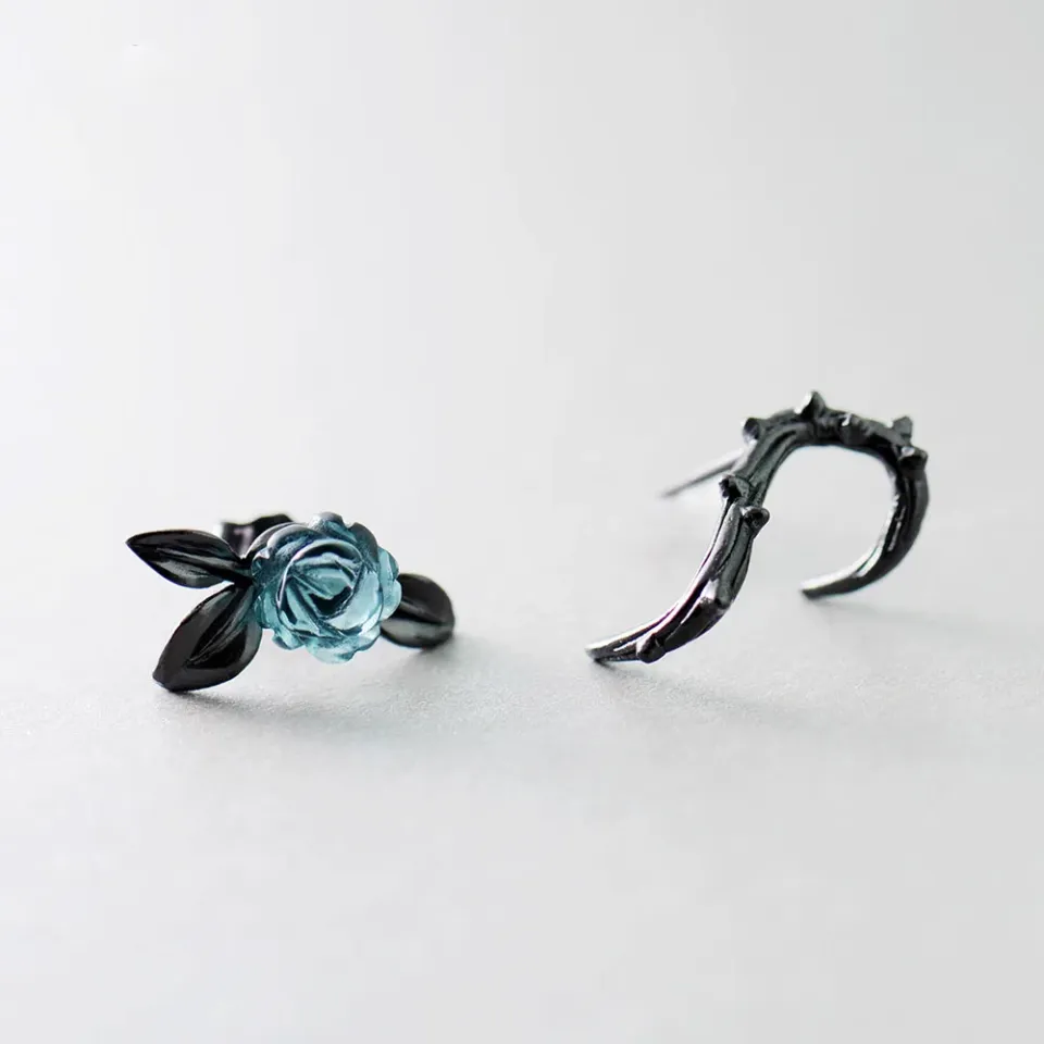 Thorn & Blue Crystal Rose Earrings S68c162cce0b949b7ab0e3e0b2ff90f45Z cd300325
