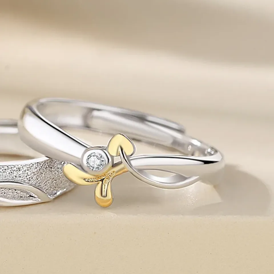 Love Buds Sterling Silver Couple Rings Saa1f8c3f295d4550893641896de0225bf d46b1173