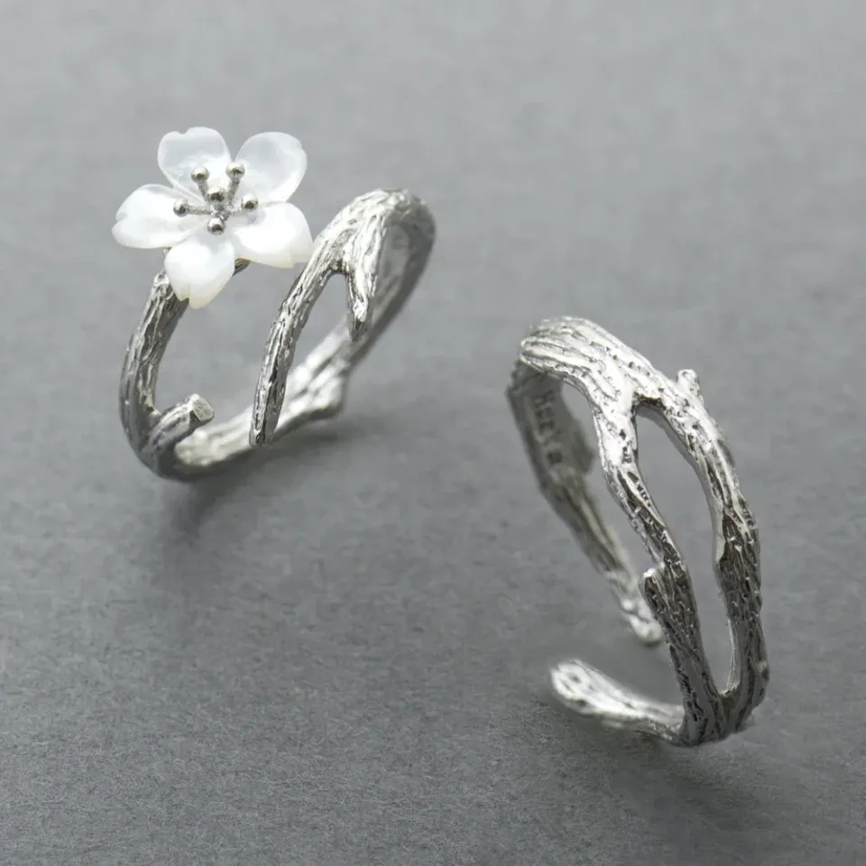 White Cherry Blossom Silver Ring 1 White Cherry Blossom Silver Ring S13264a924a3747aa9406fd9378a0f974u d99d0798