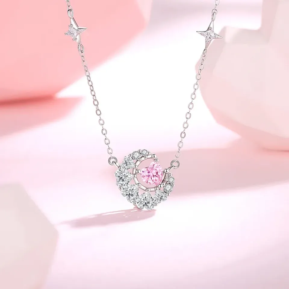 Sterling Silver Heart Pendant Necklace S53f8bbcbe17a42529b8e6a600caf2bb8A da9d6483