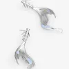 S925 Sterling Silver Fish Bone Earrings S6c9e8038a3534931a33e62f5e2133001J dc08672f