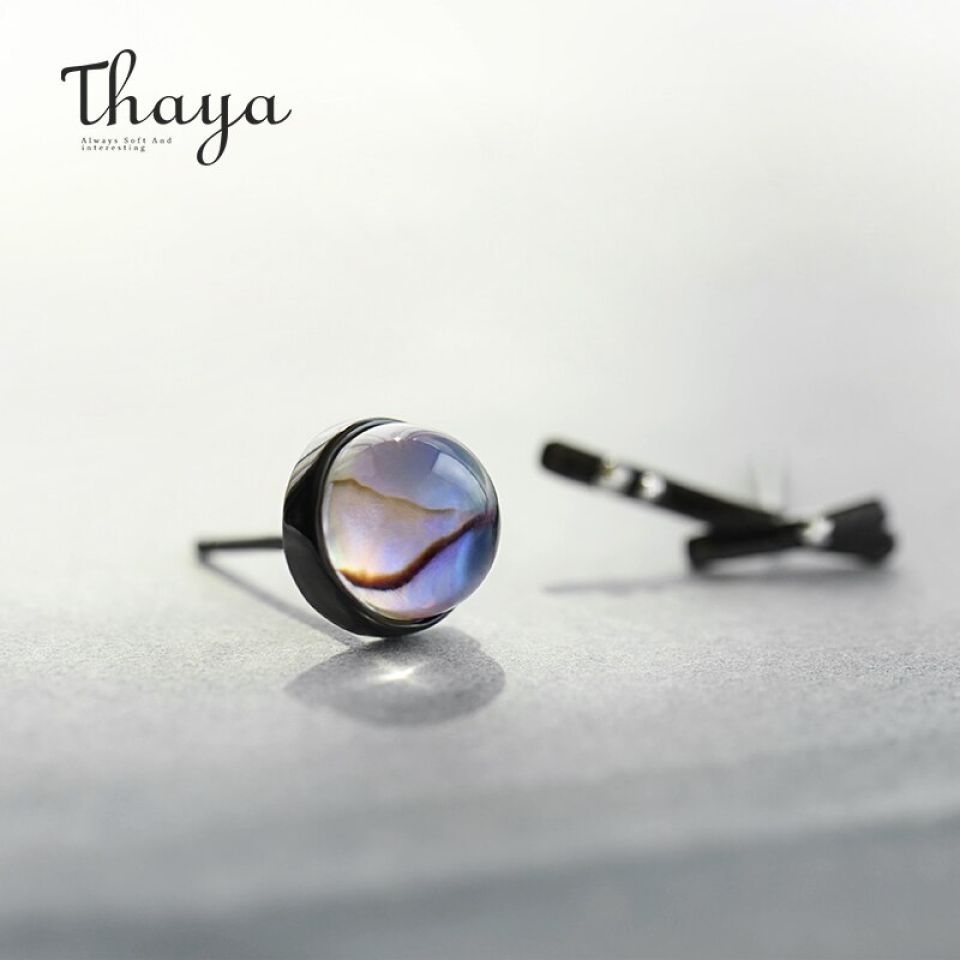 Milky Way Earrings Thaya 925 Sterling Silver Stars Milky Trail Stud Earrings Magical Stripe Crystal Star Handmade Jewelry for 1 df69f246