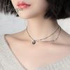 Milky Way Necklace Thaya Star Planet Space Milky Way 100 s925 Silver Pendant Necklace Galaxy Crystal Black Chain for 3 e0b86670