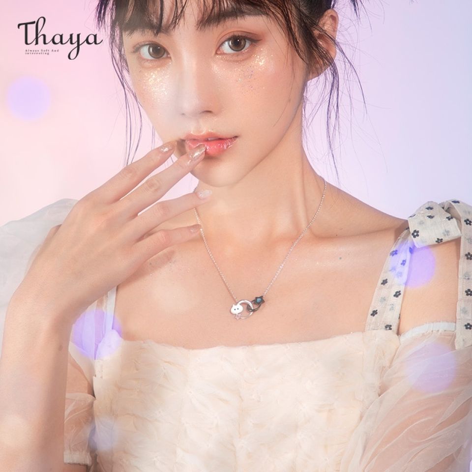 Gemini Peekaboo Cat Constellation Necklace He049721958054c4685dd2307bc917e5cH e1074aa4