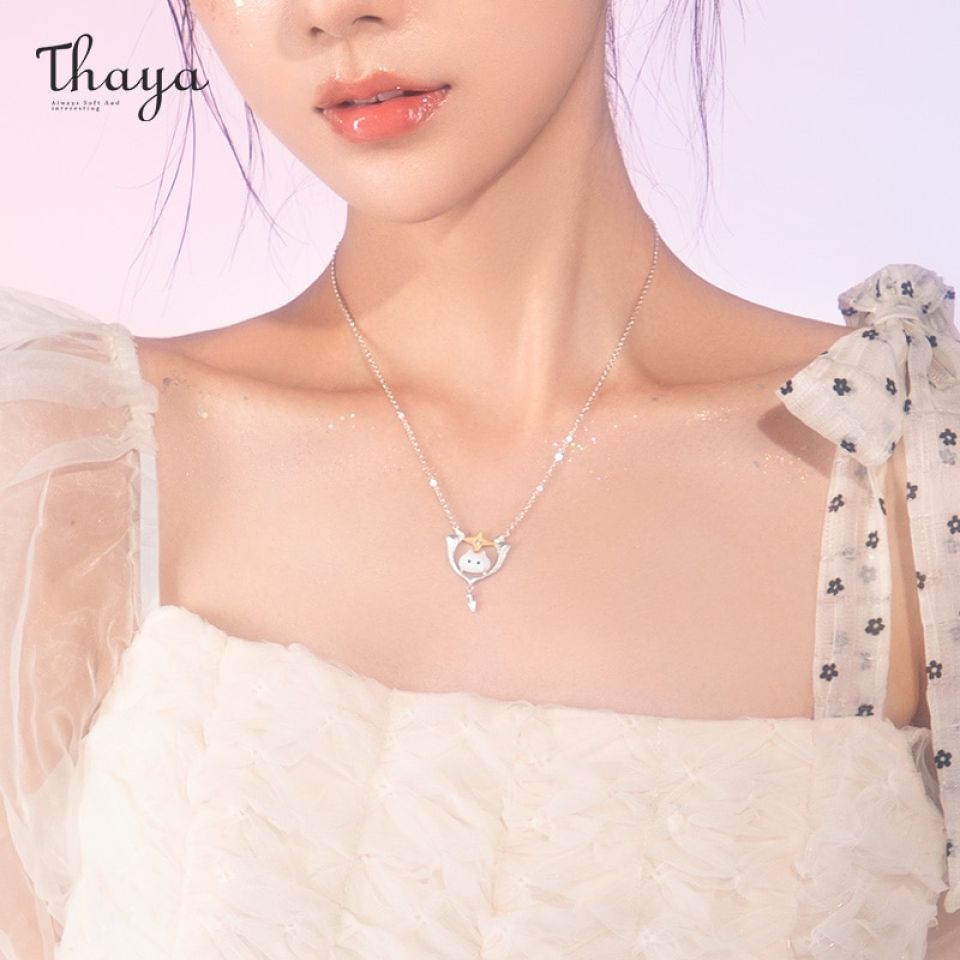 Sagittarius Peekaboo Cat Constellation Necklace 3 Sagittarius Peekaboo Cat Constellation Necklace H0067771d1914490c81dbb93980a2f0dd6 e2dad2b0
