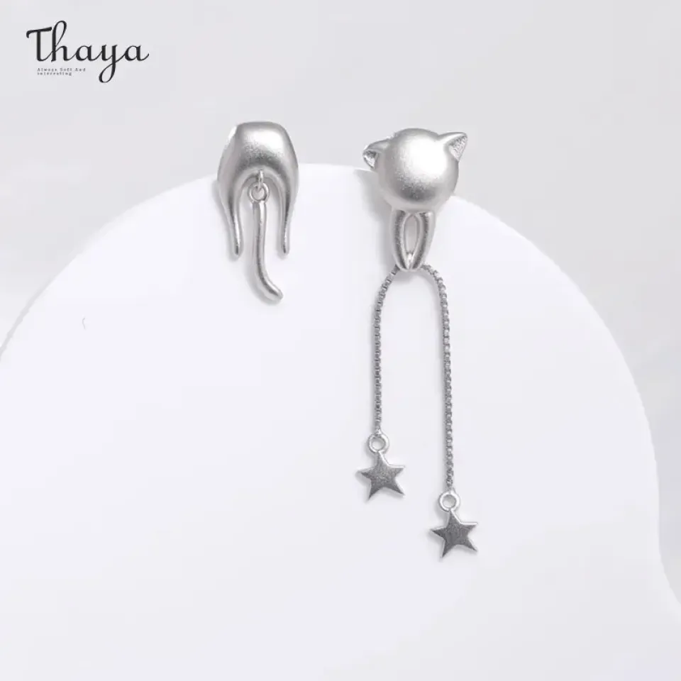 Playful Cat Design Earrings S5b589b0e37b540c29cd078547b3a3a33K e2885c17