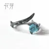 Rose Thorns Blue Crystal Ring 25 Rose Thorns Blue Crystal Ring HTB10IAciQ7mBKNjSZFyq6zydFXaP e3a6369f